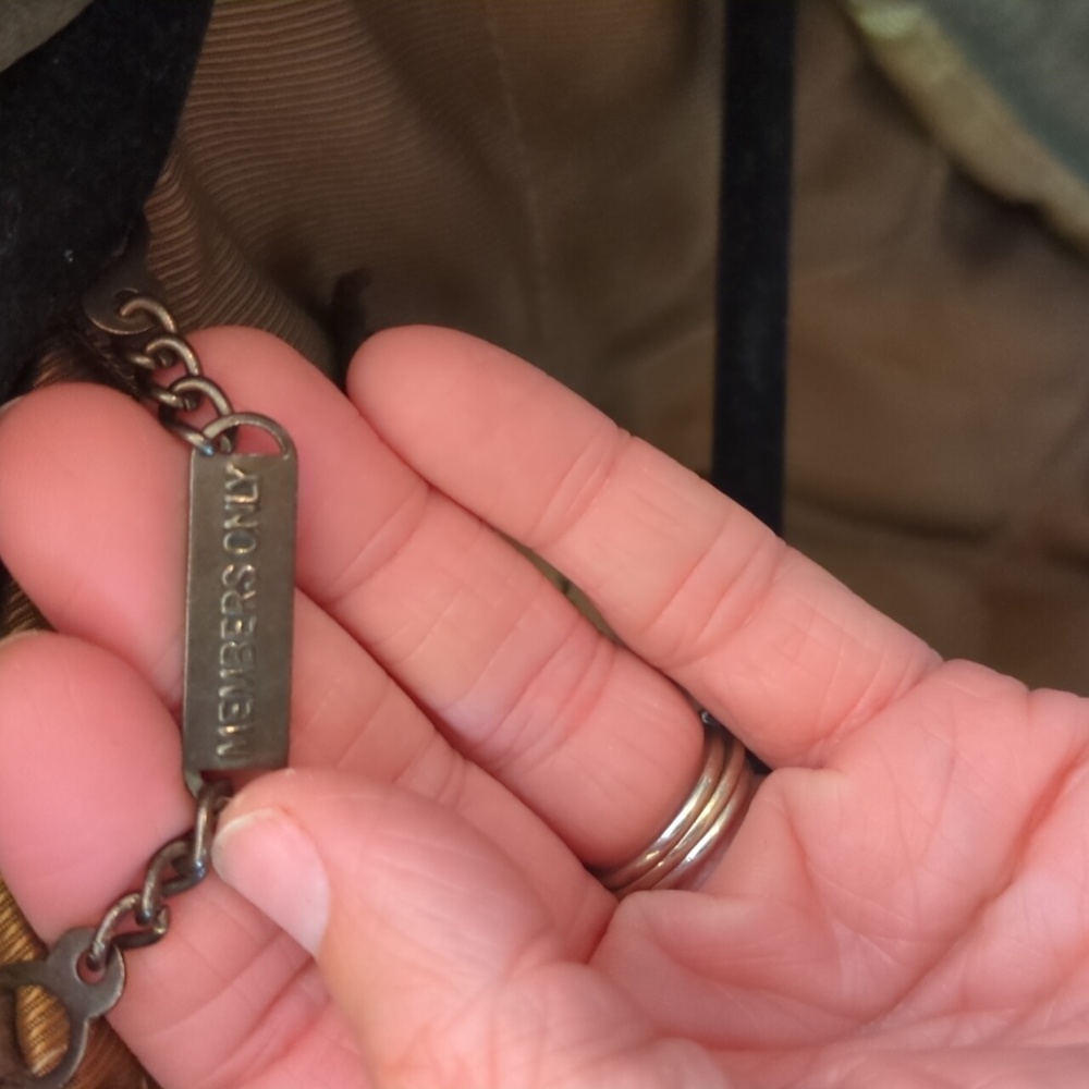 Members Only Leather Jacket, Medium - image 4